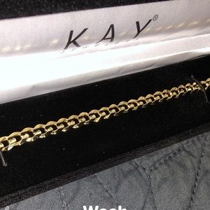 10k solid gold Cuban bracelet 7mm